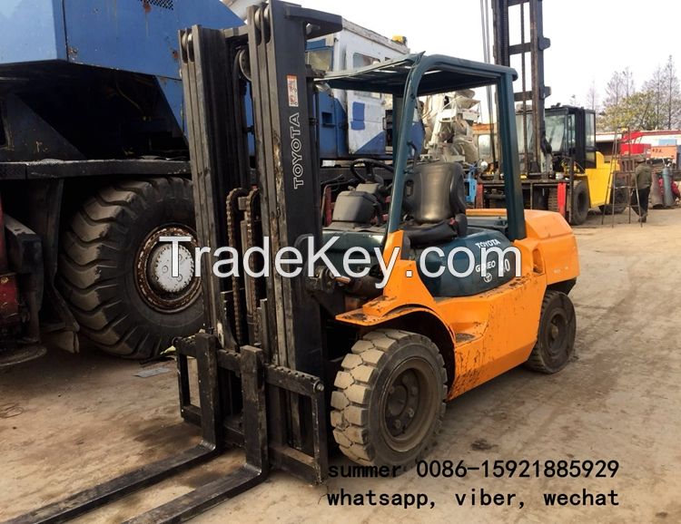 used 3stages mast 4tons toyota forklift for sale