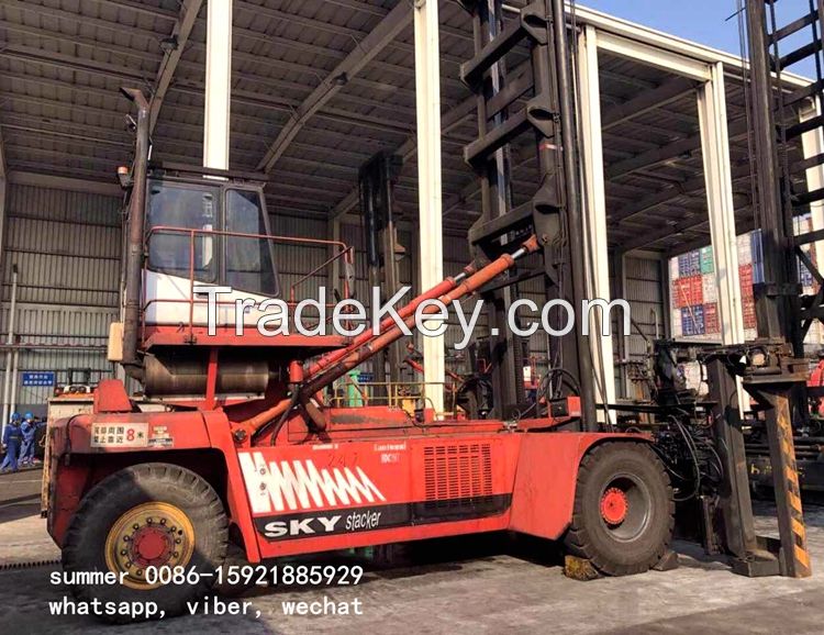 used 9t fantuzzi empty container stacker