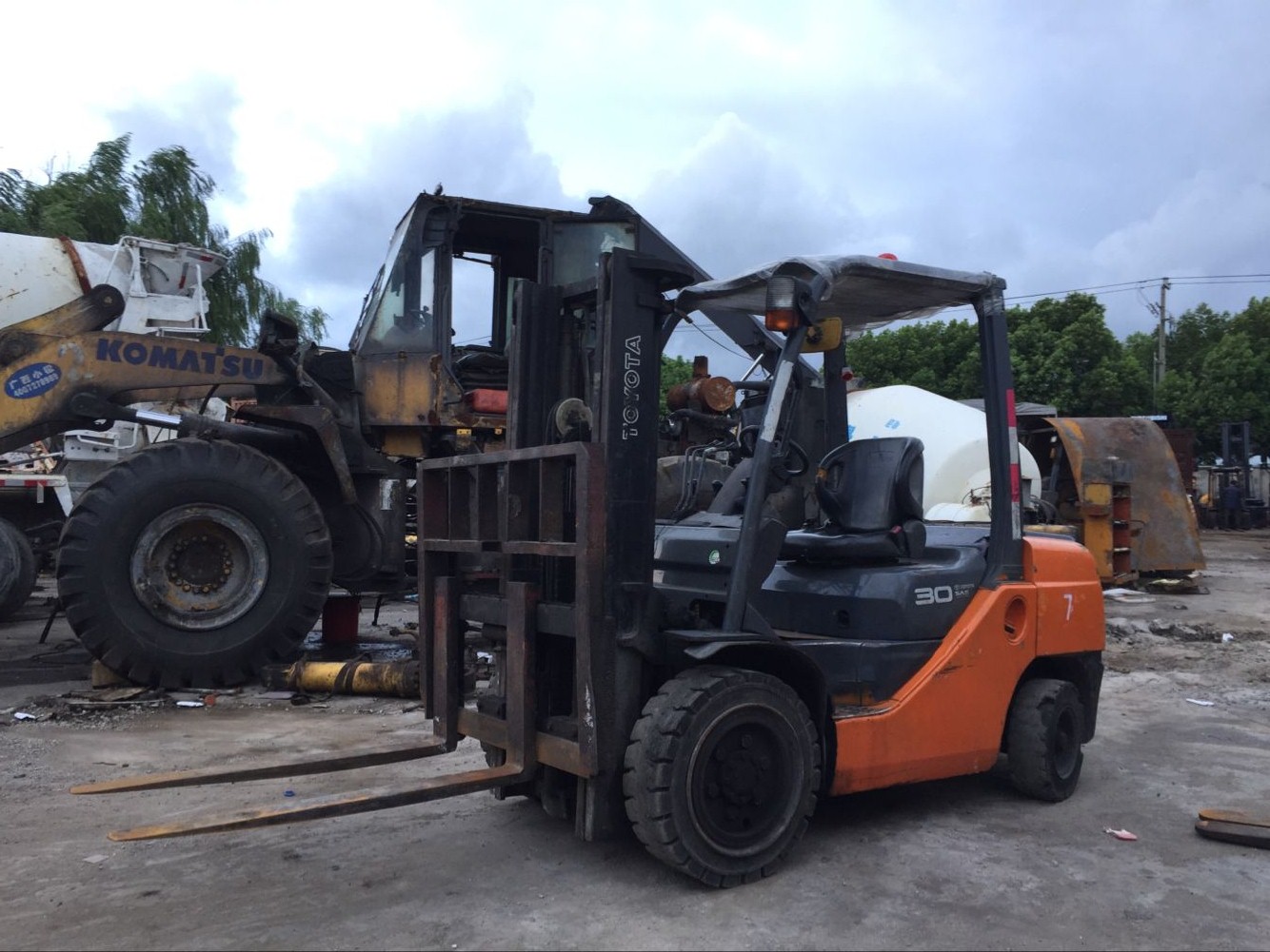 used toyota 7FD50 forklifts
