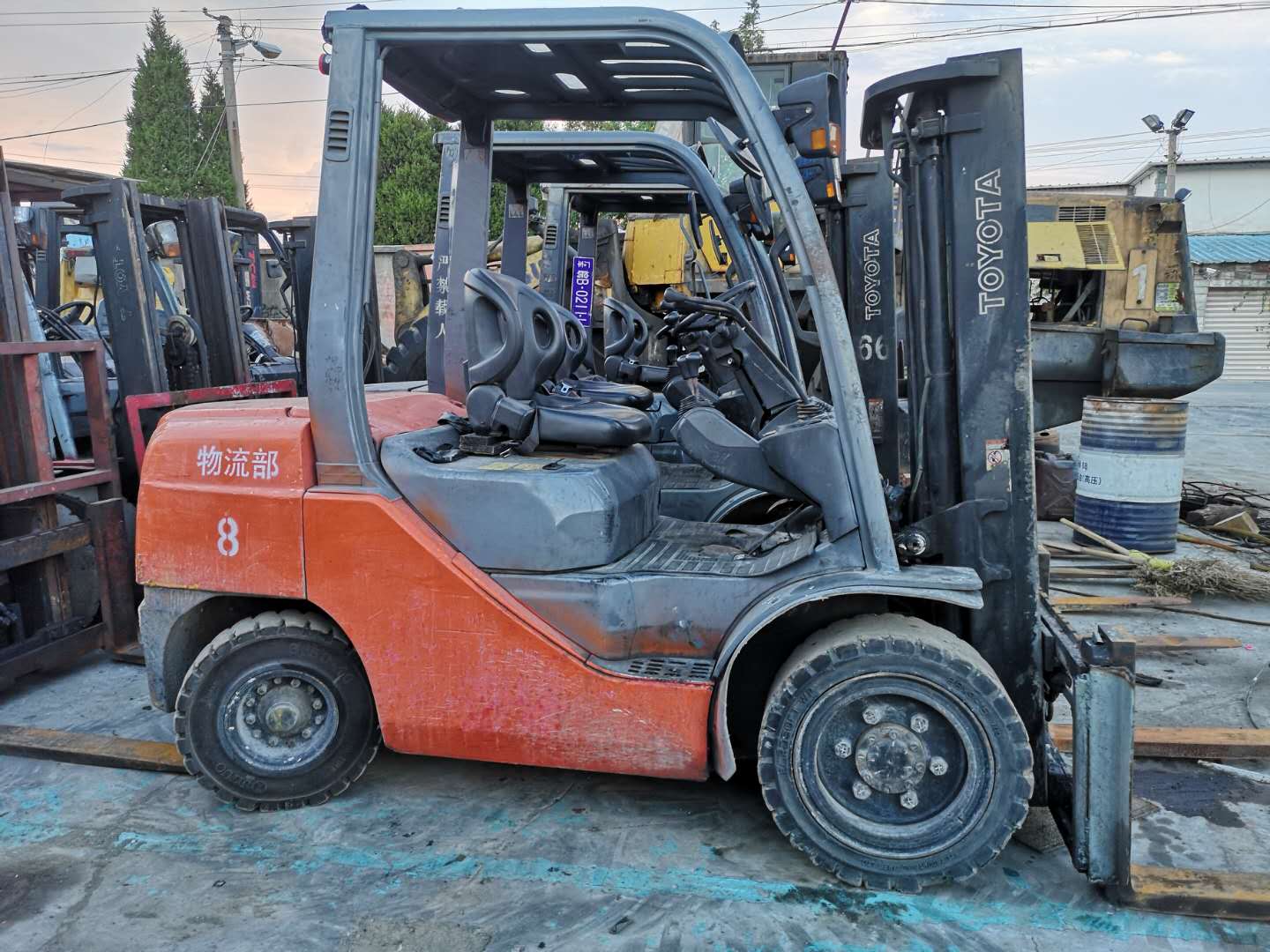 used 3ton 5ton toyota forklifts