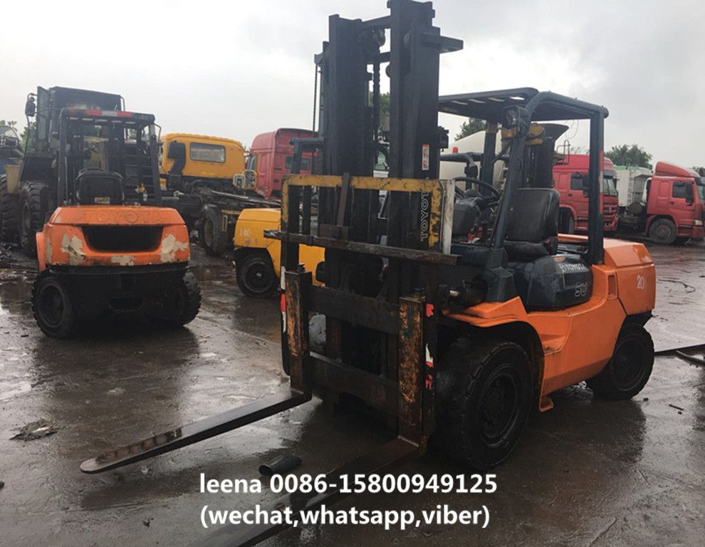 cheap used japanese 5tons toyota forklifts