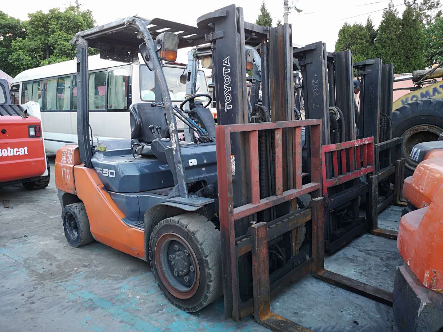 used toyota 7FD50 forklifts