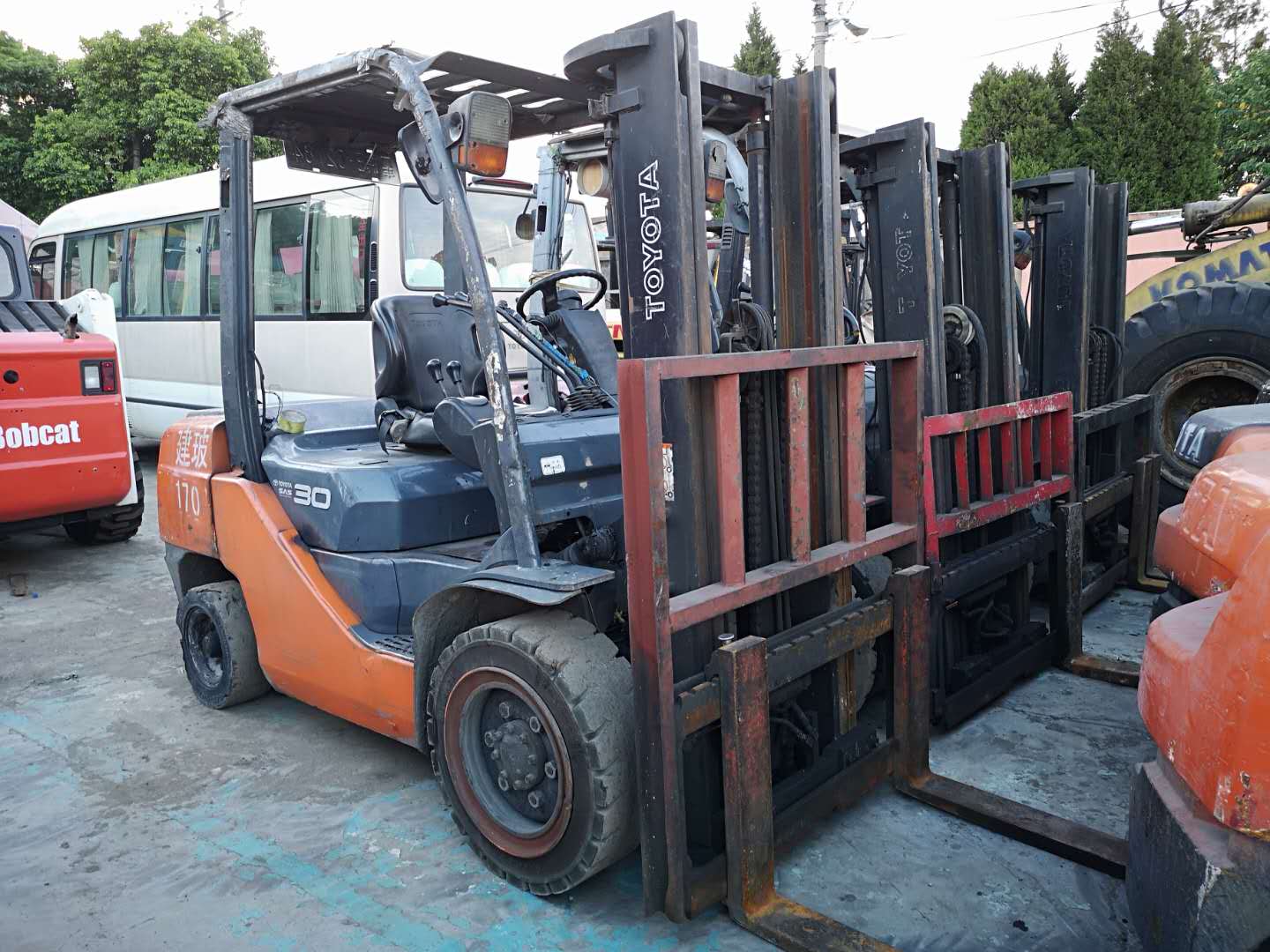 used 3ton 5ton toyota forklifts