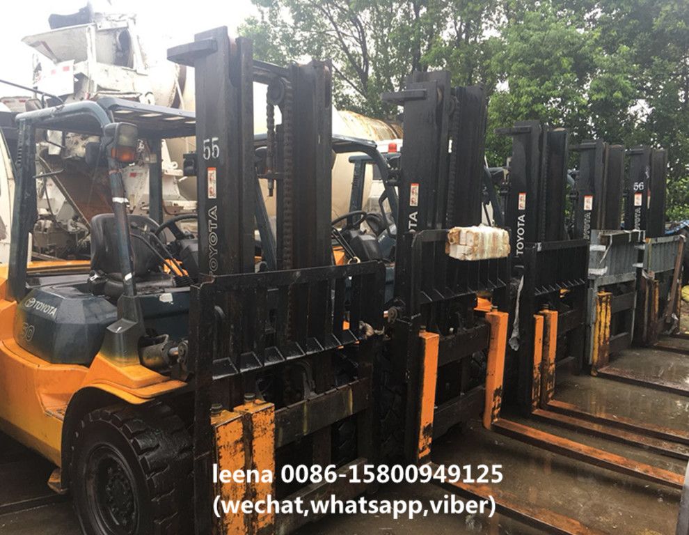 cheap used japanese 5tons toyota forklifts