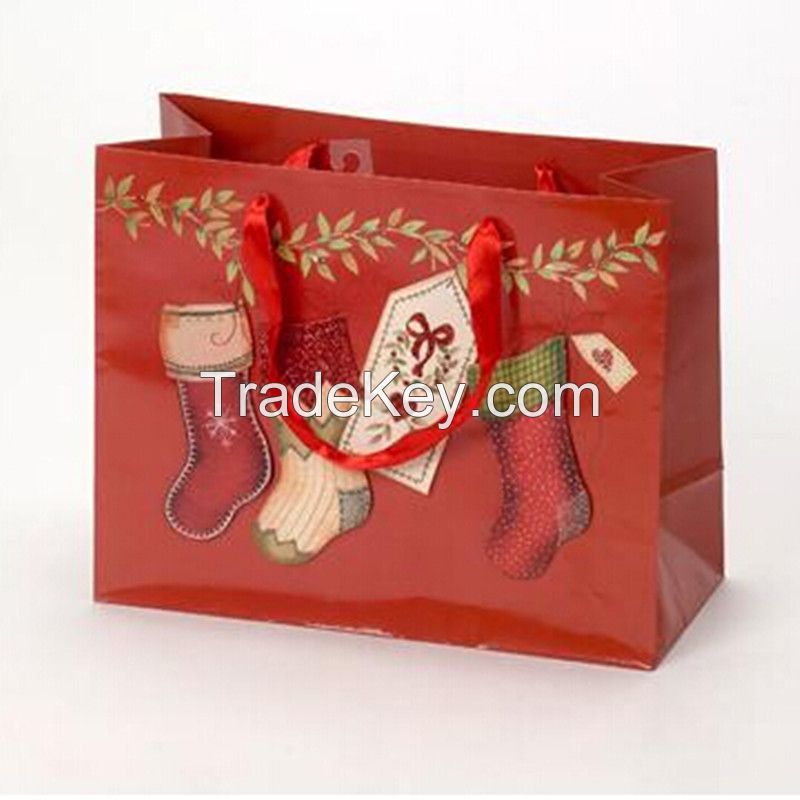 Luxury gift paper bag Christmas gift packaging paper bag