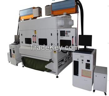 Maintenance-free 350w laser marking machine with double head