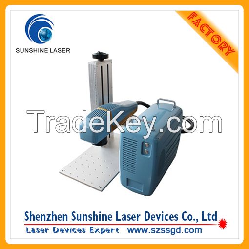 Low Cost Small Portable 20w Fiber Laser China Engraving Machine