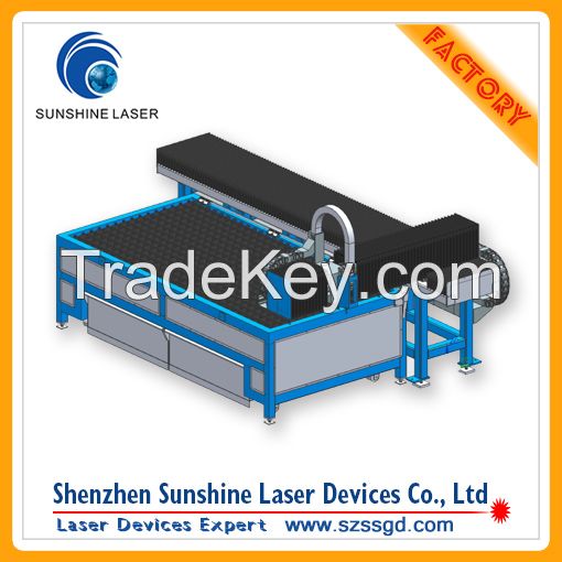 High Efficiency Metal Cutting Equipment 500w Fiber Laser Cutter Machine from Shenzhen