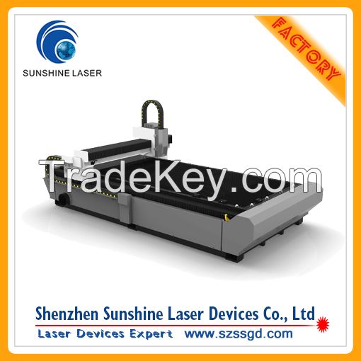 High Speed 1kw CNC Metal Laser Cutting Machine with IPG Laser Cypcut Software
