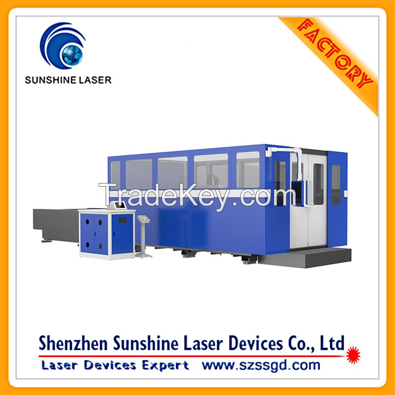 CNC Laser Manufacture 500w Protected Metal Laser Cutting Machine