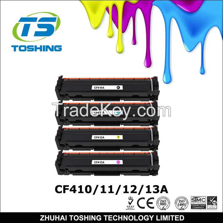 New Compatible color toner cartridge CF410A  410A for HP M452dn/M452nw