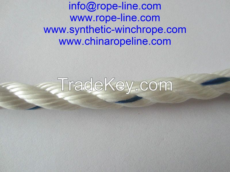 black 3 strand pp danline rope price competitive all the world