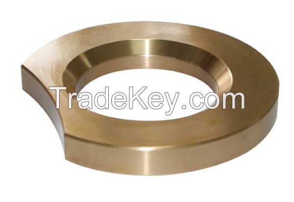 China high precision brass machined spare parts with OEM service