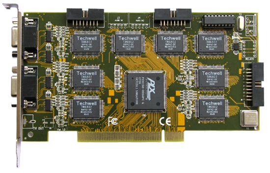 sell new DVR card, 1-16ch, Mpeg4/H.264 card, support Vista