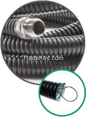 PVC Isolated Galvanized Steel Spiral Conduit