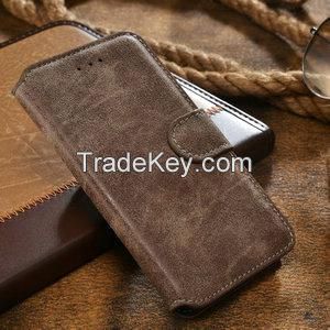CaseMe Genuine Retro Flannelette  case for Iphone 6 Leather wallet case