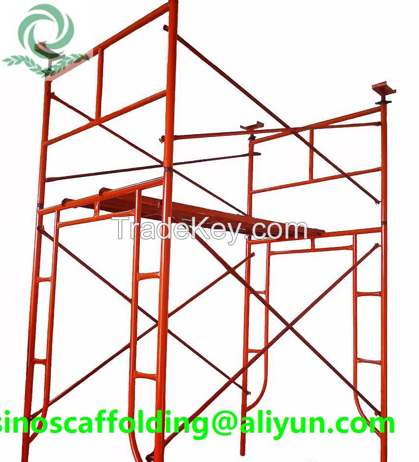American Standard UAE Standard Ladder Frame Scaffolding H Frame scaffolding