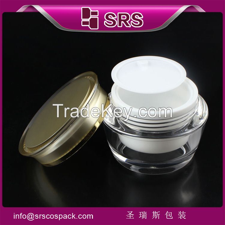 Acrylic luxury skin care cream wholesale ,high quality with good price night cream jar 50g