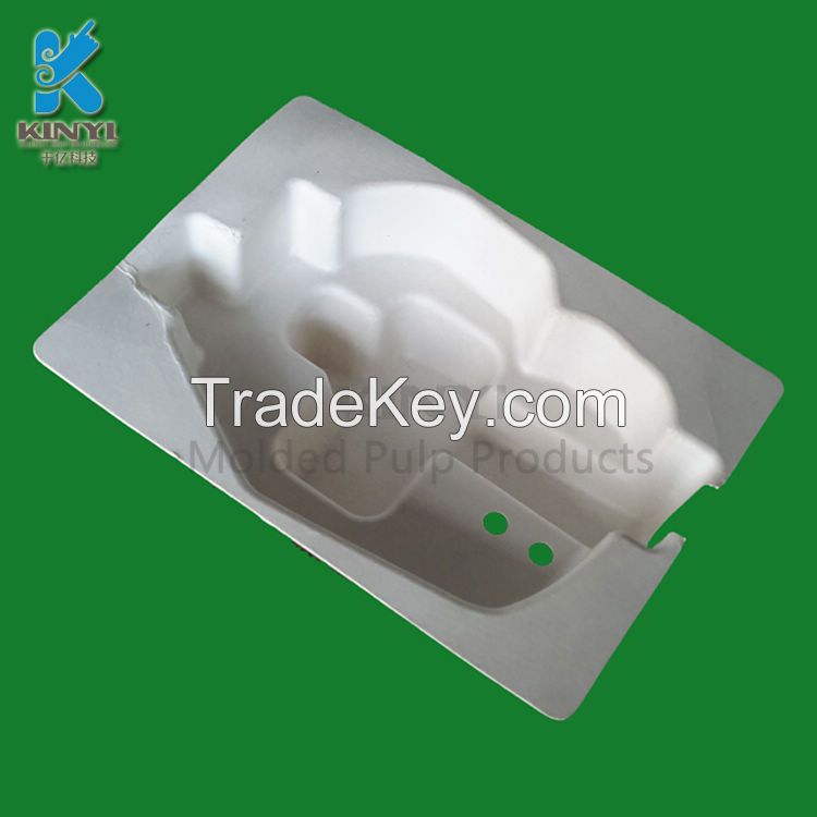 Customized Molded Paper Pulp Packaging Tray for Mouse and Other Electronic Products
