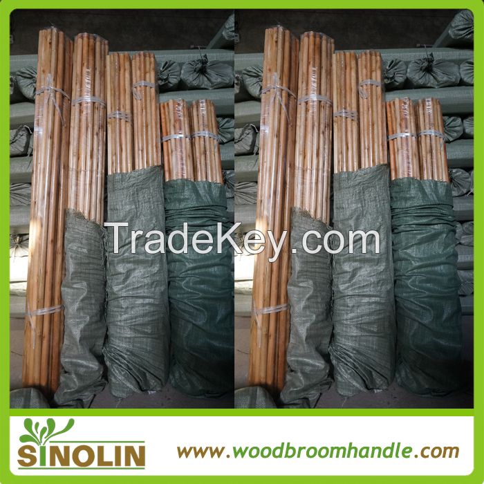 SINOLIN factory price varnished wooden broom stick