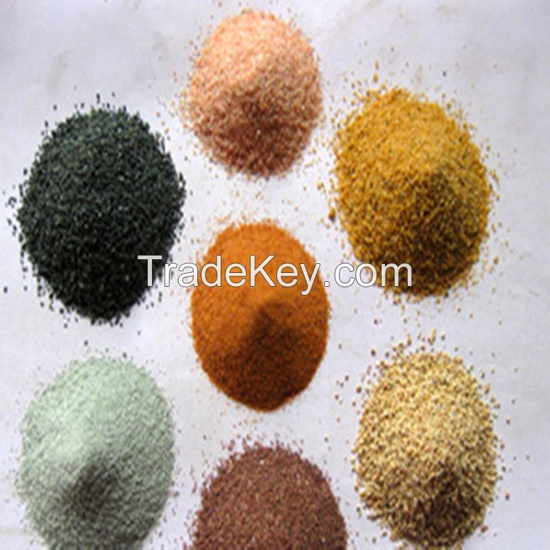 Colored quartz/silica sand/powder for quartz stone