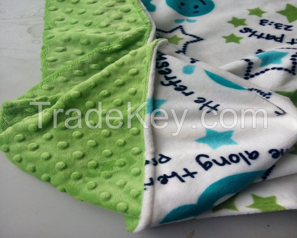 Wholesale price cotton baby blanket ,polyester baby blanket,cheap baby blanket 