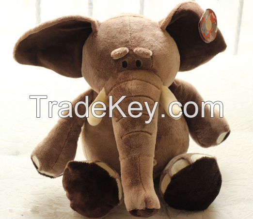 Popular Cute plush elephant toy,plush giraffe toy,plush lion toy,plush hippo toy