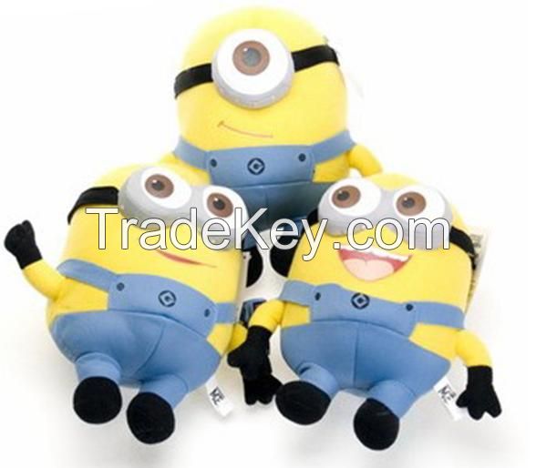 Hot selling despicable me plush minions toy,plush minions,stuff minions toy,minions toy