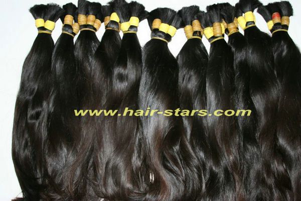 Malaysian virgin hair bulk ponytail
