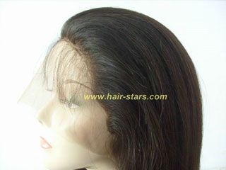 Lace front natural invisible hair line