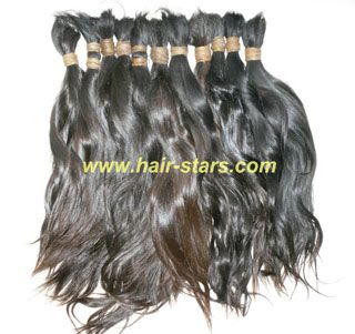 Malaysian virgin hair bulk ponytail