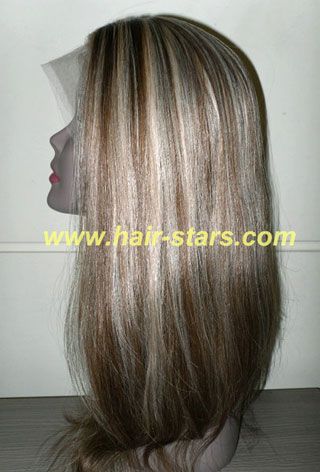Highlight colors full lace wig