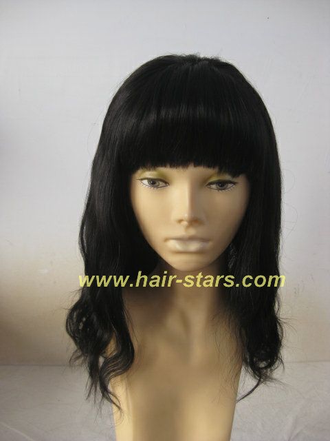 Indian remy hair lace front wig