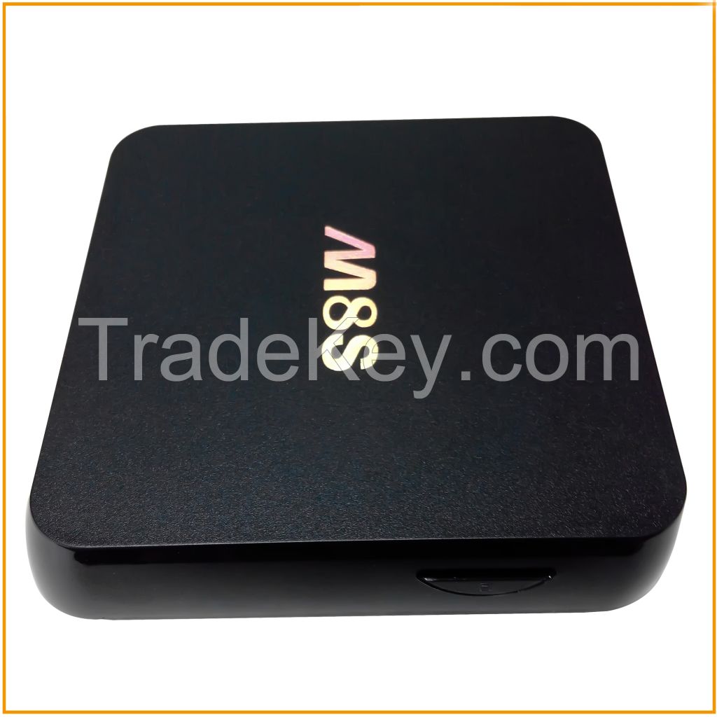 M8S OTT TVBox with AMLOGIC S812, 2.4G and 5G wifi, 3D 4k H.265 VEDIO Android Smart set top box, 2015 HOT SALES