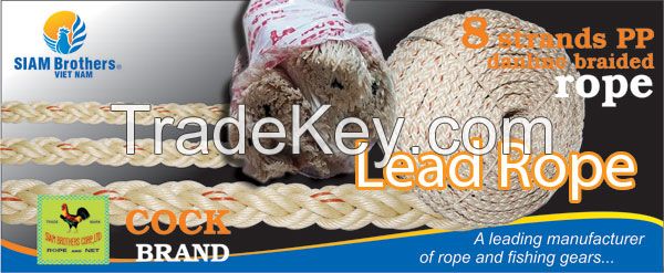 PP Rope with Lead Lines - UV Protection and Waterproof