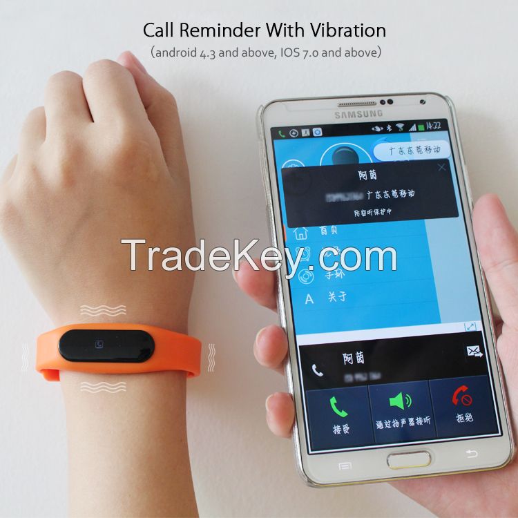 Bluetooth Sync Smart Bracelet Sports Fitness Tracker Sm