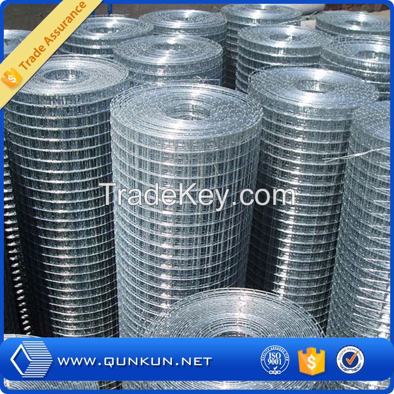 electro galvanized welded wire mesh