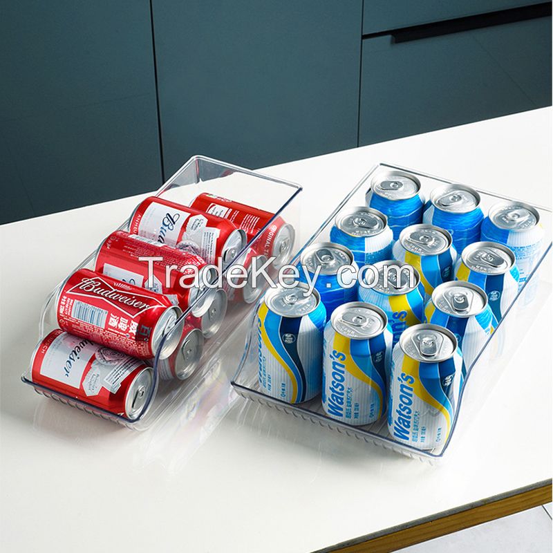 Keep your refrigerator, freezer, pantry or countertops neatly organized with the fridge can organizer storage bins, ideal storage for soda, pop, beer, tea, drinks, soup, vegetable, tomato sauce