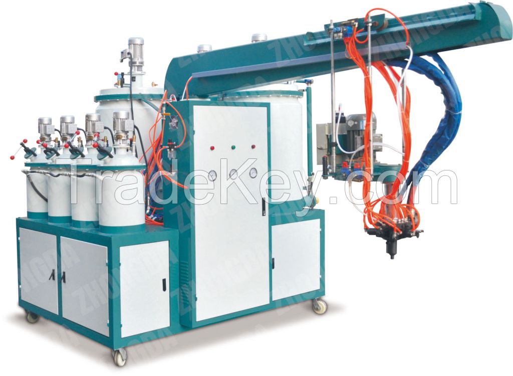  Double density 4 color Pu Pouring Machine (Smart Series)