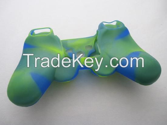 Silicone Protective Case for PS3 Controllers Blue-Green (Nude Packs)