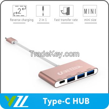 High Data Transfer Speed Type C Hub Reverse Charging Support Best Selling