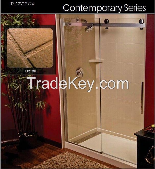 china shower wall panel & shower tray--contemporary series