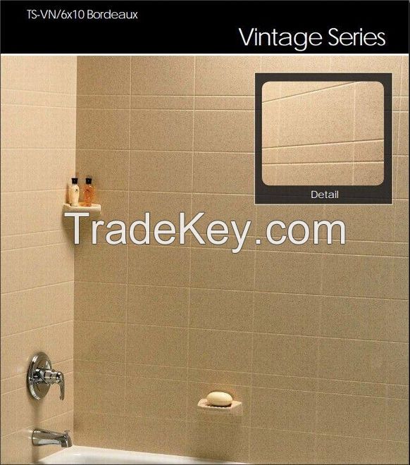 china shower wall panel & shower tray--vintage series