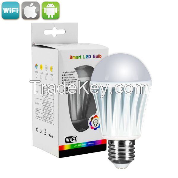 wireless touch dimmer,smart RGBW led lighting bulbs with wifi led dimmer