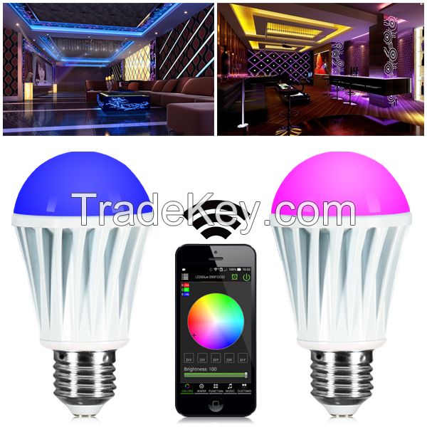 wireless touch dimmer,smart RGBW led lighting bulbs with wifi led dimmer