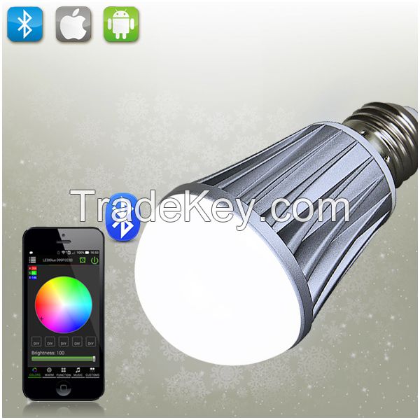 bluetooth light control led bulb rgbw lamp colors changing