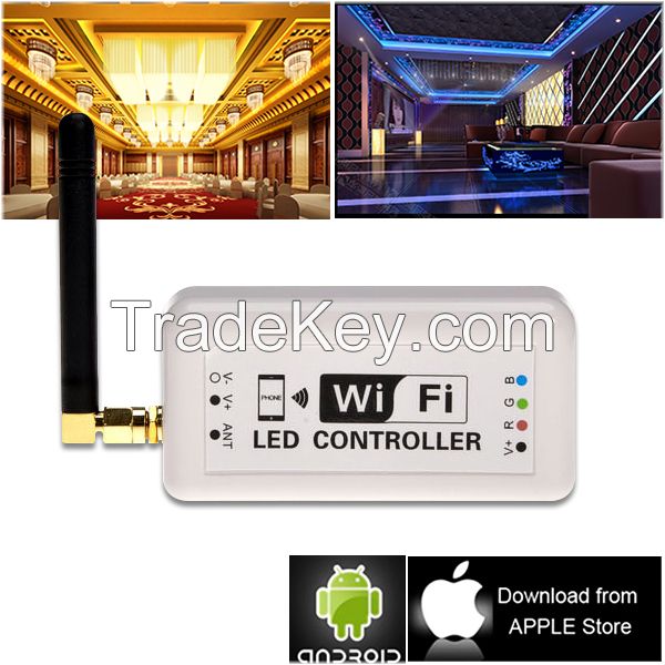 hot items 2014 Android/iPhone double line led strip light wifi controller panel lights