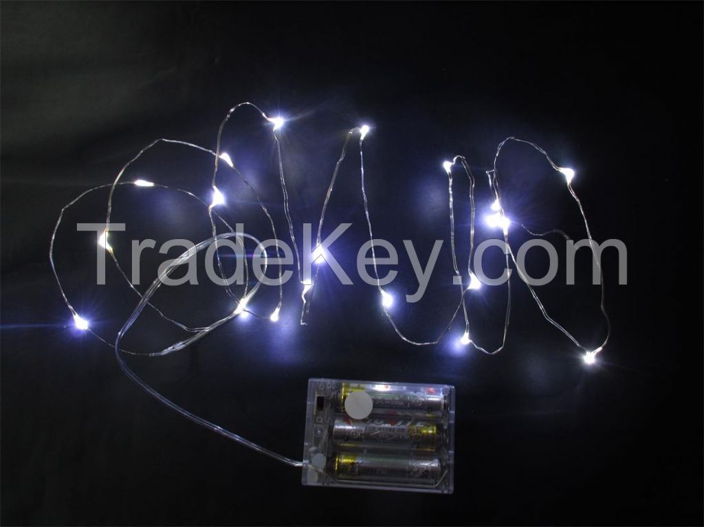 20L White color LED Copper Wire String Light
