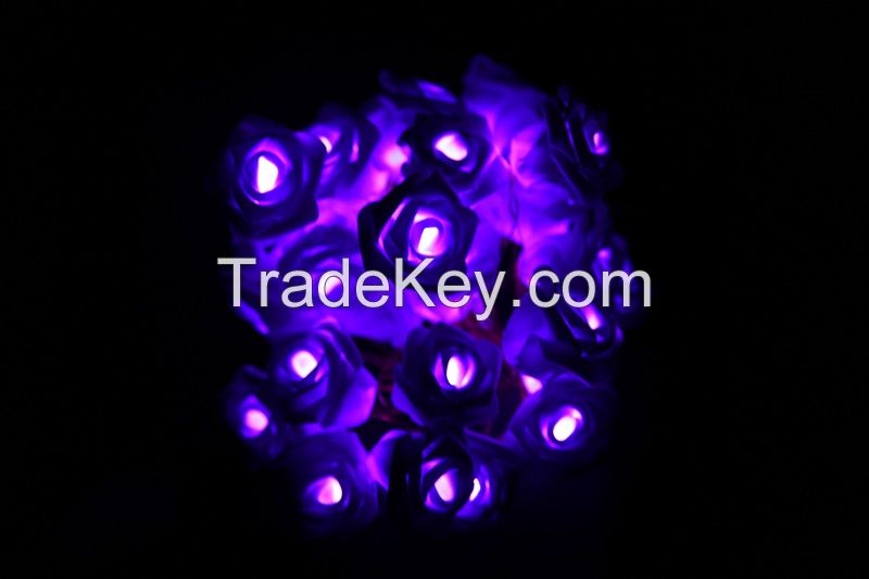 20L Purple color LED Copper Wire String Light