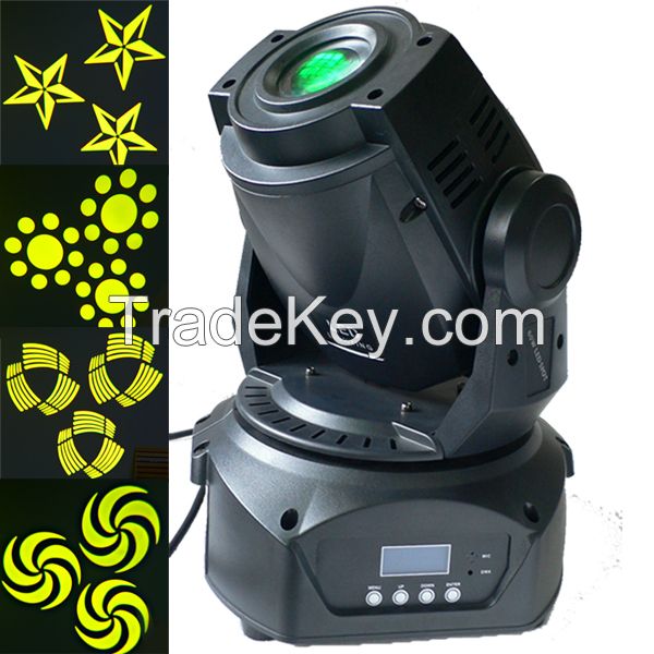 led moving head stage light 75W gobo projector